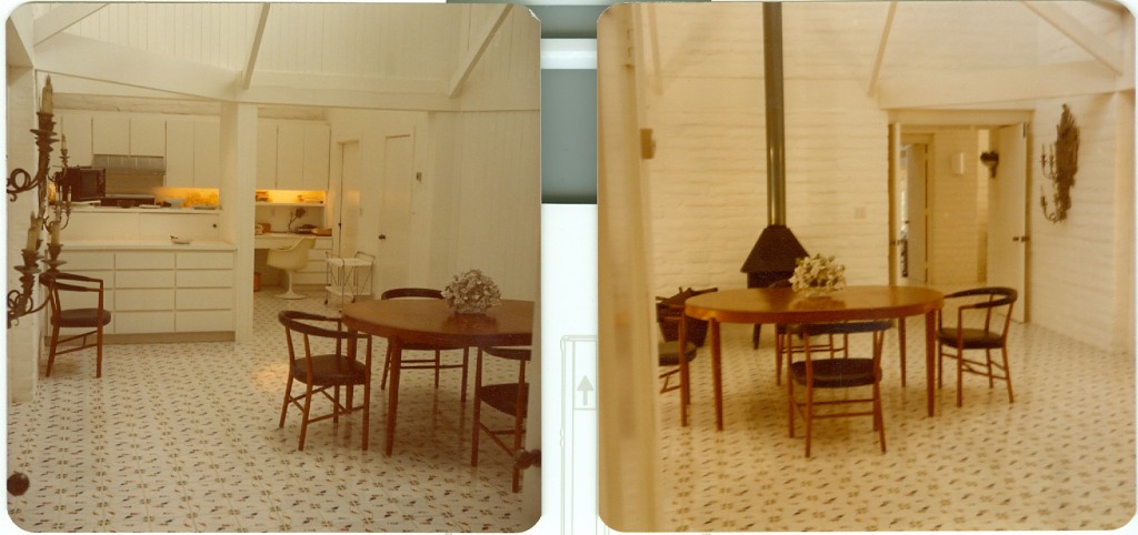Two shots of the new kitchen/dining room. Copyright Mary Zimbalist.
