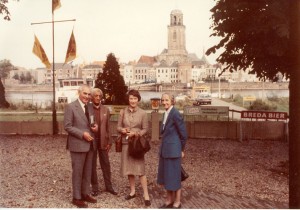 The only two photos of Krishnaji and Mary with Joe and Mary Links taken by Scott after lunch in Deventer. Copyright Mary Zimbalist.